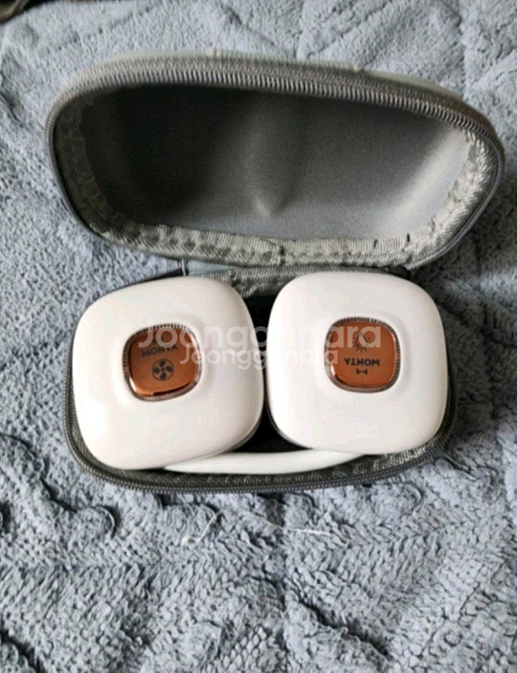 몬타넥밴드 모기퇴치 LED 선풍기 휴대용 새것--0