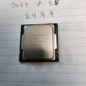 인텔 i9 11900k cpu + 크라켄 3열 수랭