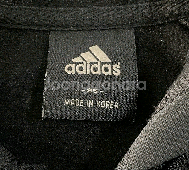 아디다스 검골 금장 블랙 트랙탑 져지집업 90/S--4