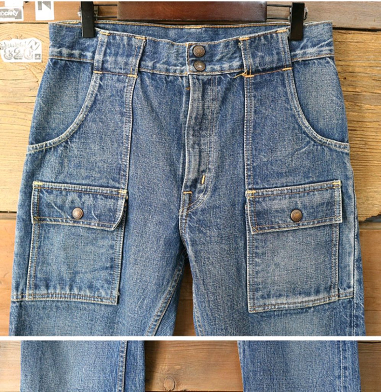 웨어하우스 세컨 브랜드 더블웍스70S 복각 셀비지 데 이미지