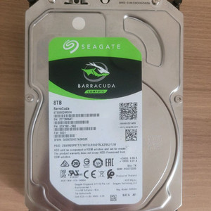 씨게이트 바라쿠다 8tb Hdd 5400/256M 2개