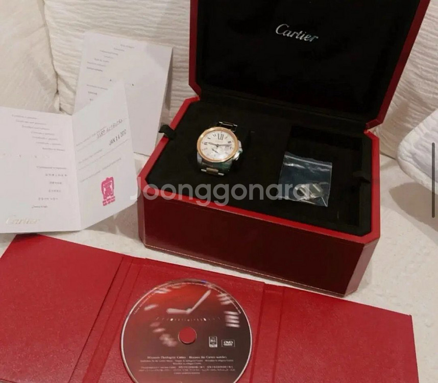 칼리브 드 까르띠에 워치 18k 핑크골드 콤비 (콤비--6