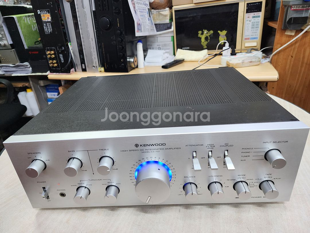 켄우드 고급인티앰프 KA-701입니다 (220V)--3
