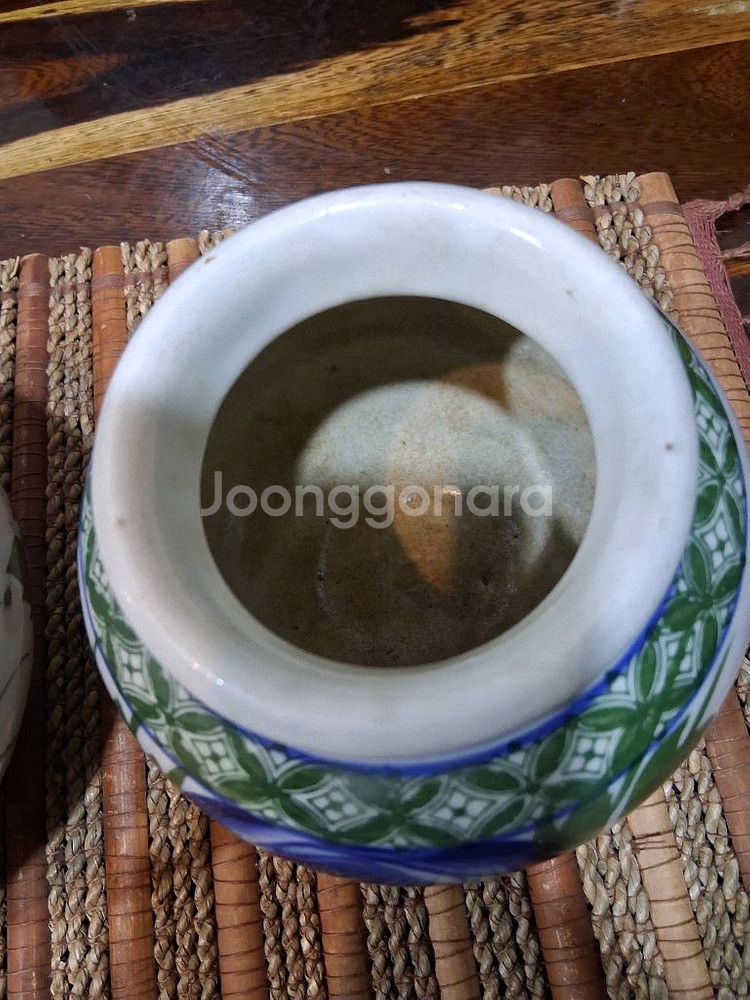 왜사기목단항아리 2점--4