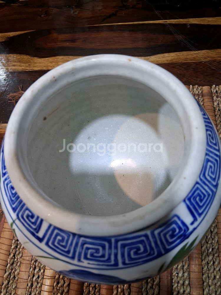 왜사기목단항아리 2점--3