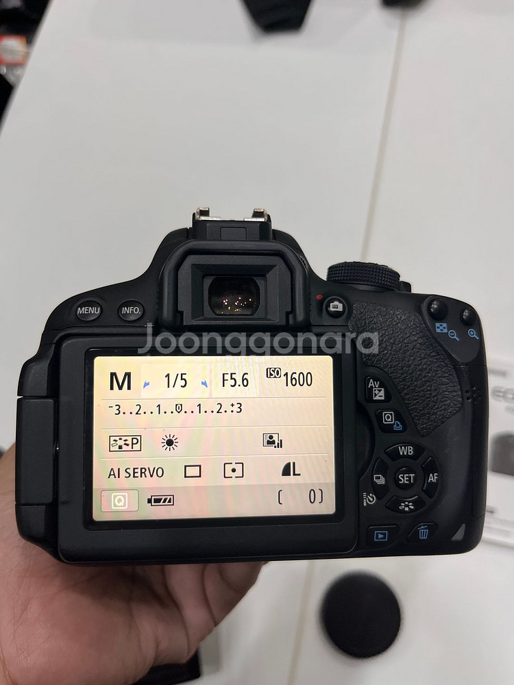 캐논 EOS 750D 바디 + 18+135mm 렌즈--6