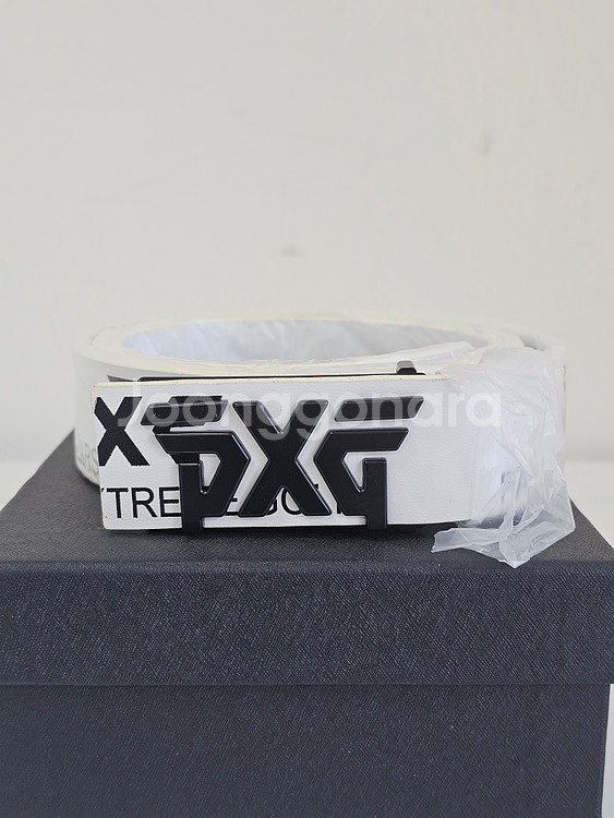 PXG 골프 벨트 화이트--0