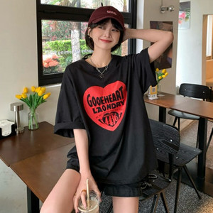 굿하트 반팔티 (새상품,s-m사이즈)