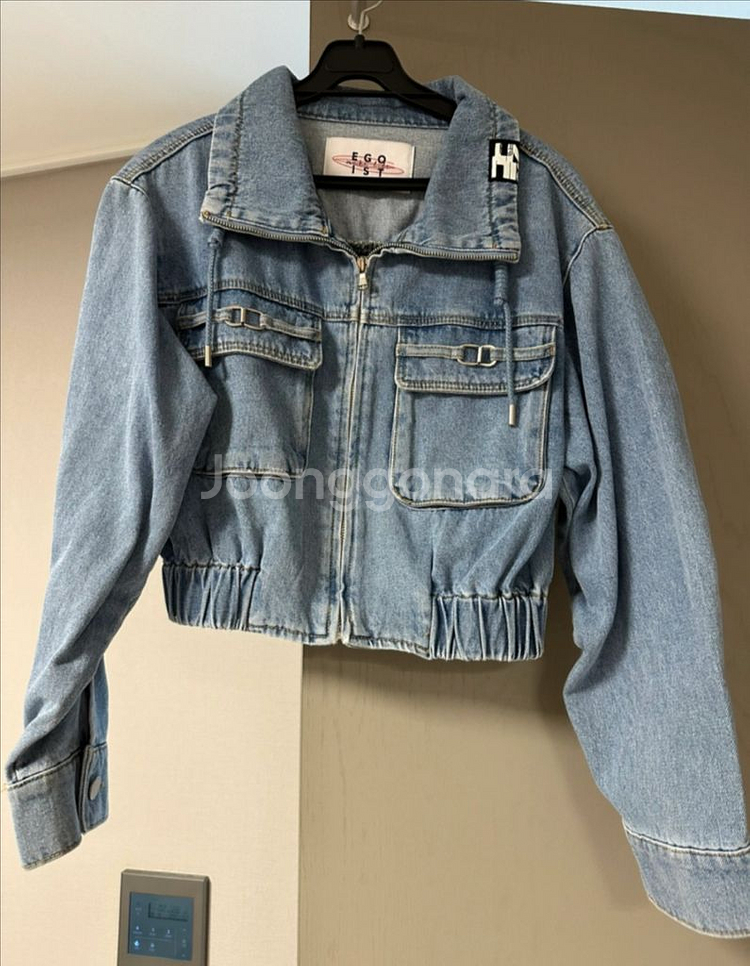 EGOIST 데님 자켓 & 반바지 셋트 (새상품)--0