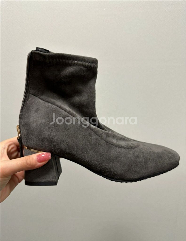 스웨이드 앵글부츠(새상품)--1