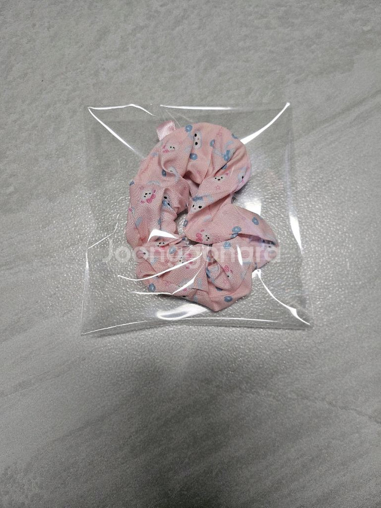 마이멜로디 캐릭터 핑크색 곱창머리끈(새상품)--1