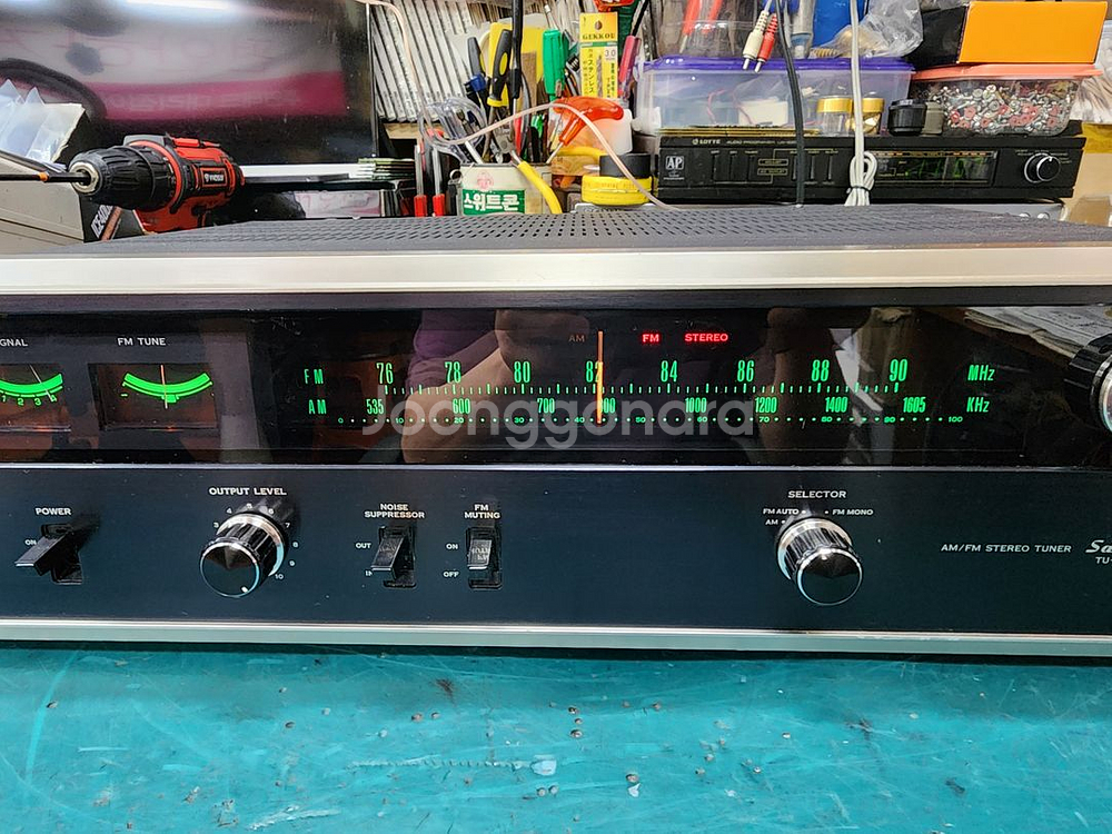 산수이 빈티지 녹턴형튜너 TU-9500--0
