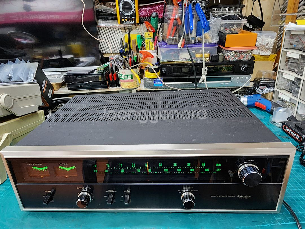 산수이 빈티지 녹턴형튜너 TU-9500--4