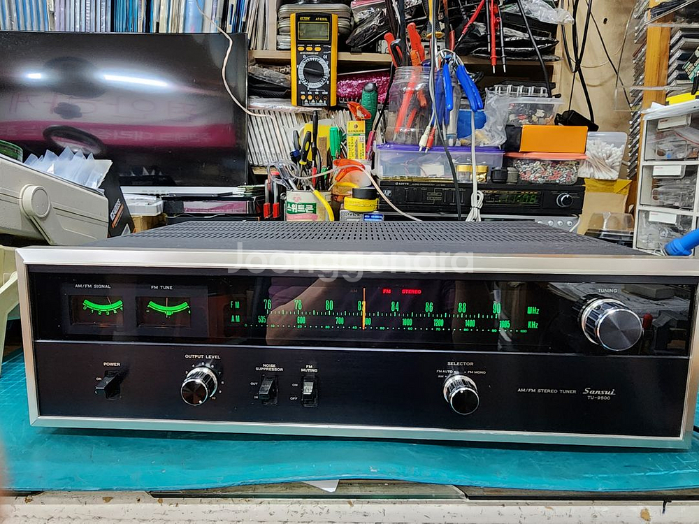 산수이 빈티지 녹턴형튜너 TU-9500--1