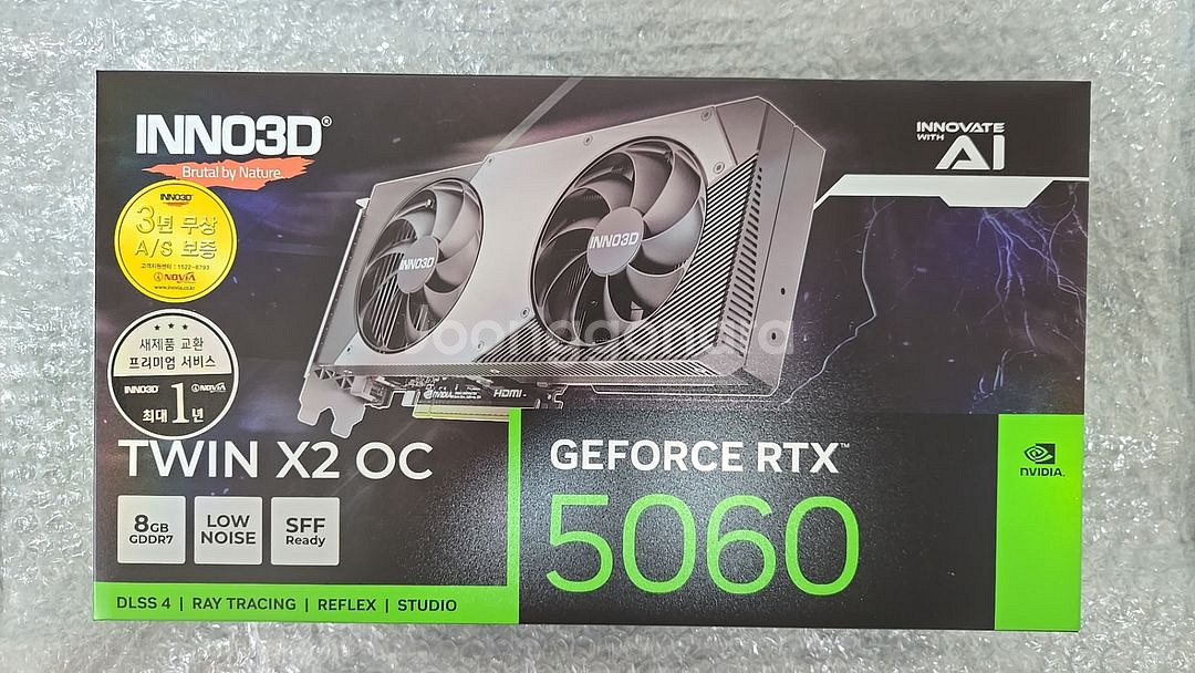 INNO3D 지포스 RTX 5060 8GB 미개봉--0