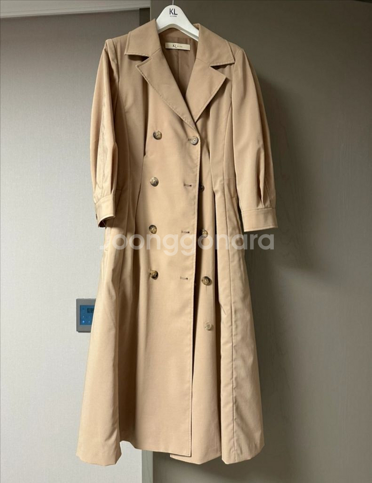 KL 벨티드 트렌치 원피스 (새상품)--0