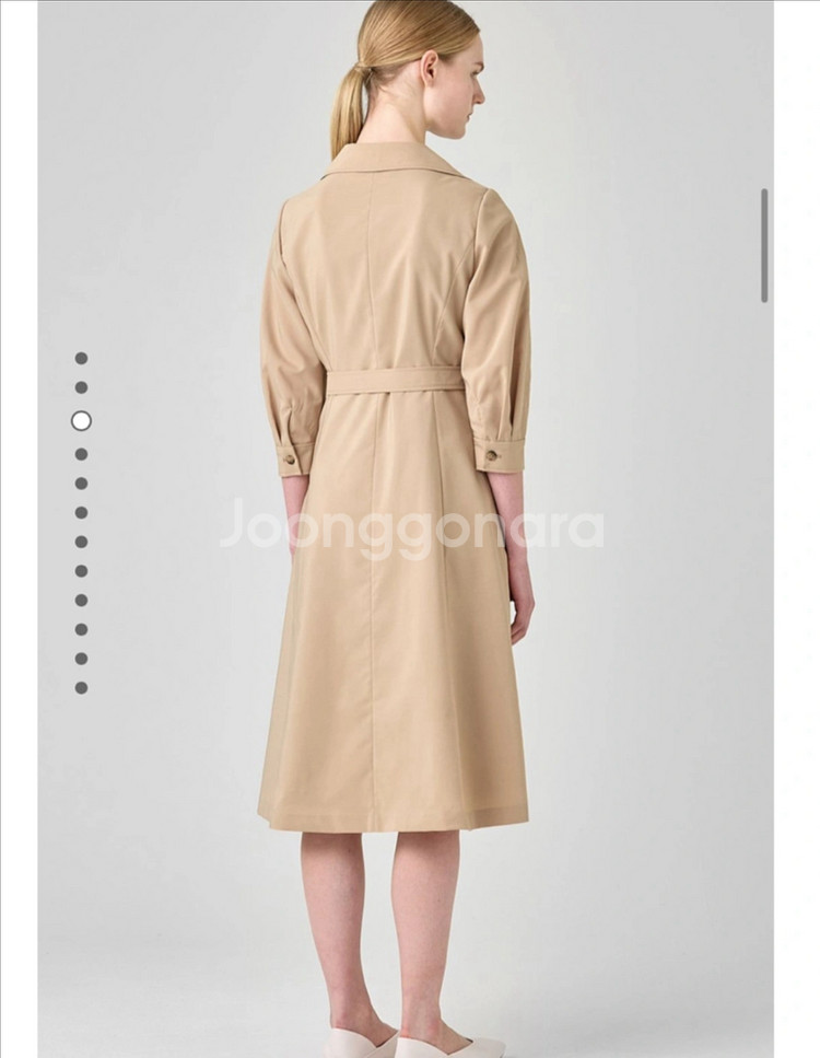 KL 벨티드 트렌치 원피스 (새상품)--3
