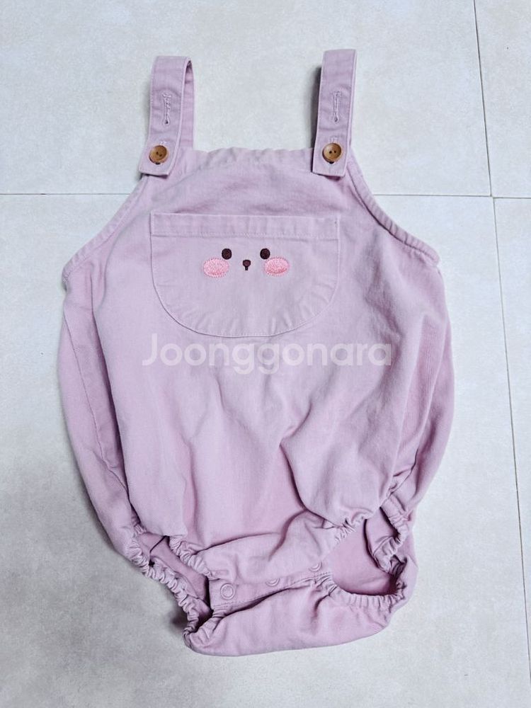 돗투돗 멜빵 바디수트100--0