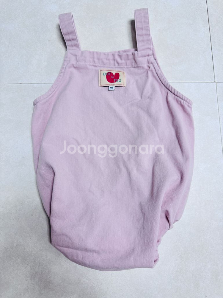 돗투돗 멜빵 바디수트100--1