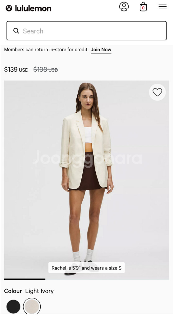 룰루레몬 자켓 Lululemon Blazer--2