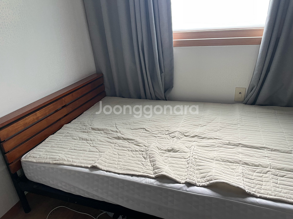 침대 원목 철제 프레임--0