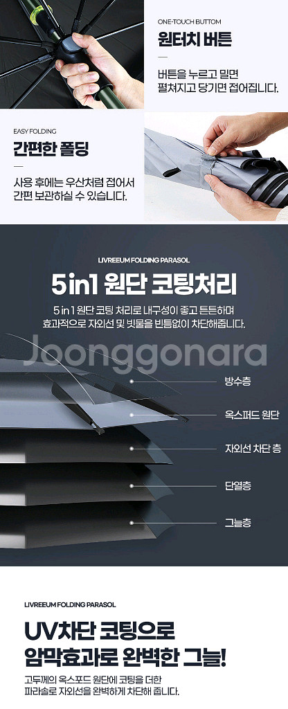 대형파라솔 야외정원 우산 캠핑낚시/ PUQ203--3