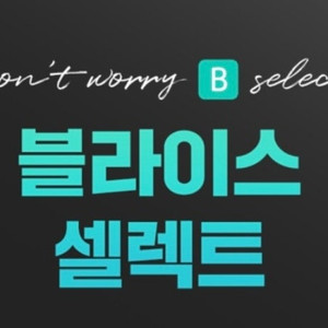 블라이스셀렉트 이용권 판매
