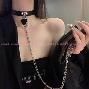 하트 초커 목줄 코스프레 코스튬 이벤트 섹시 속옷