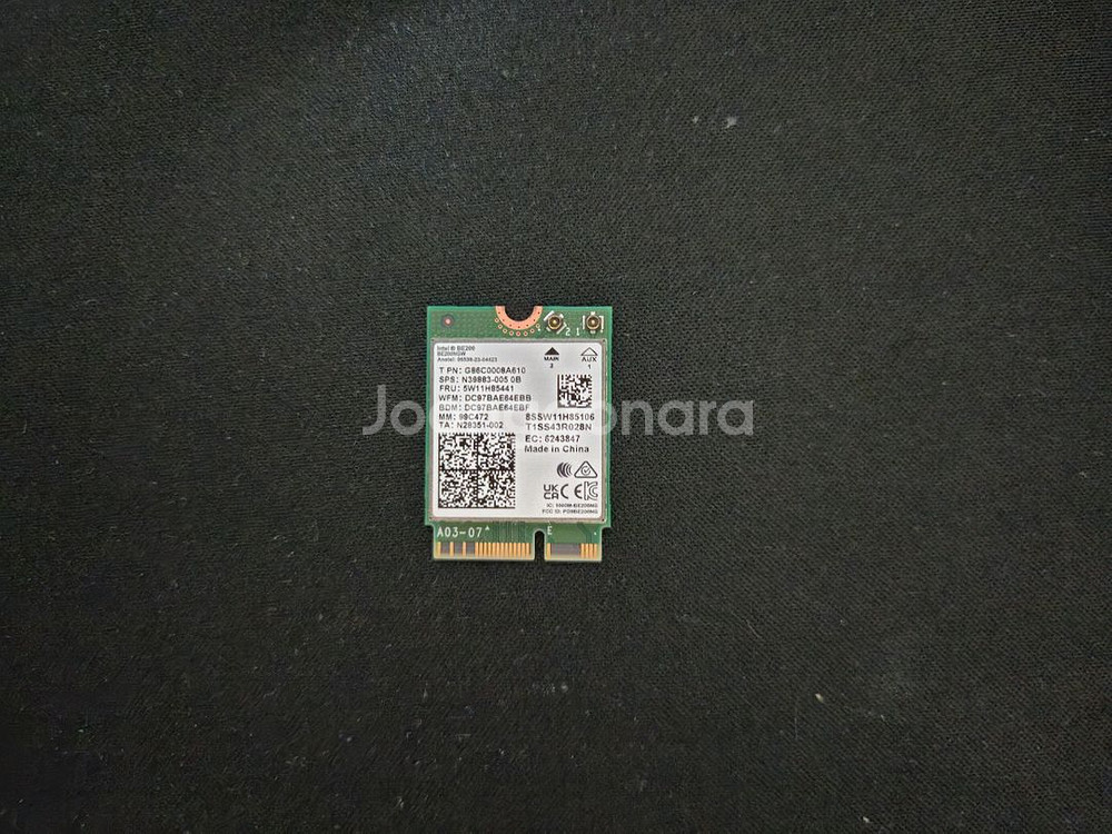 BE200NGW WiFi7 무선랜카드--0