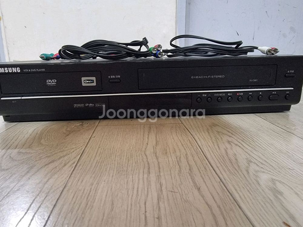 삼성 VCR DVD player sv-c681--1