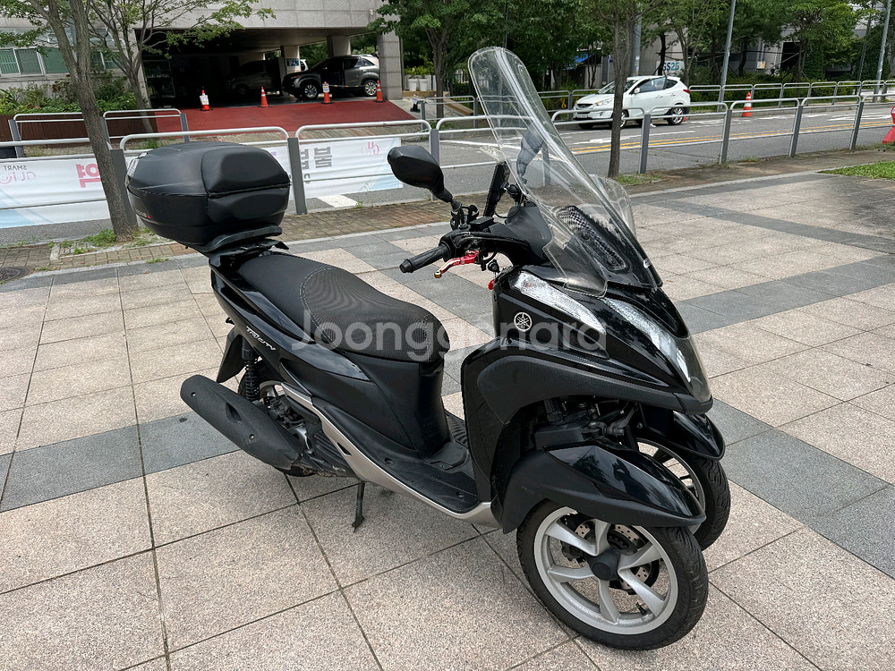 야마하 트리시티125 16년형 짧은키로수 팝니다--0