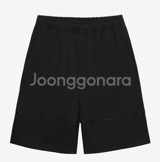 남자 블랙 하프팬츠 l사이즈--0