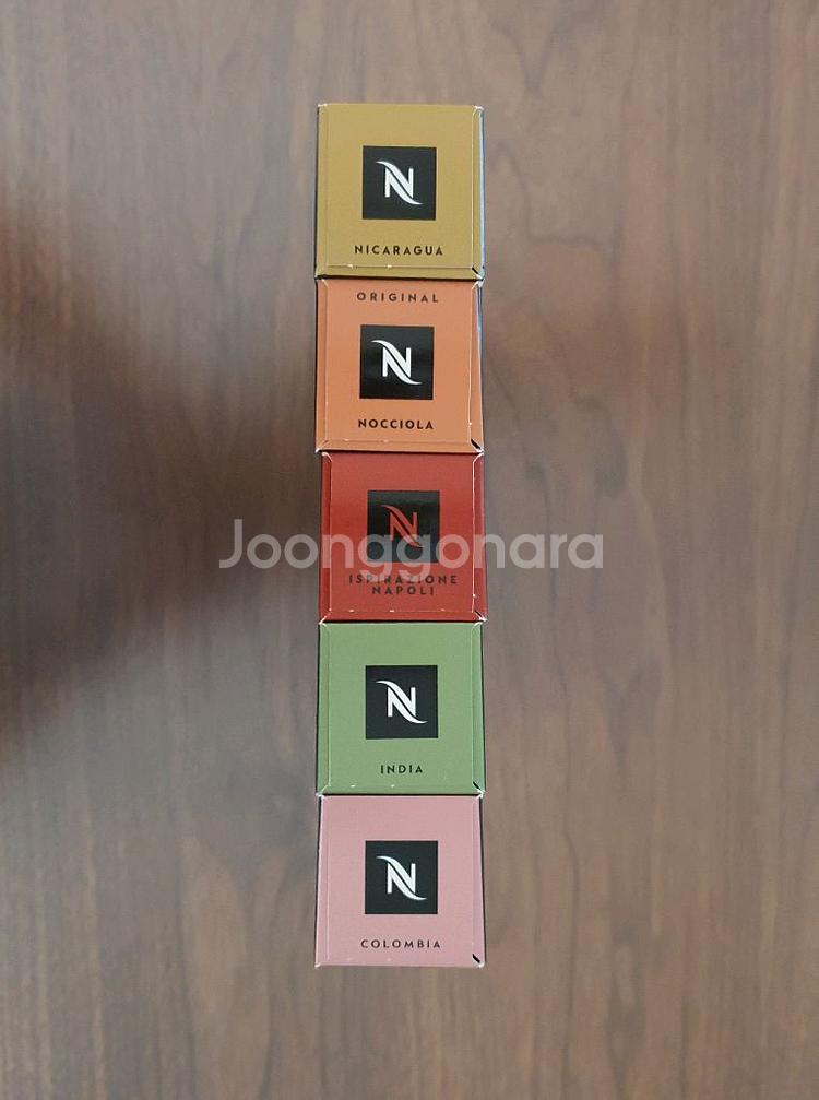 [미개봉]네스프레소 캡슐커피 5종세트 <총50개>--0