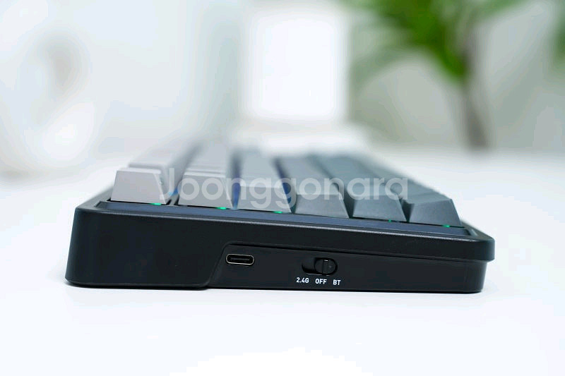 앱코 AK87 무선 3모드 기계식 키보드--2