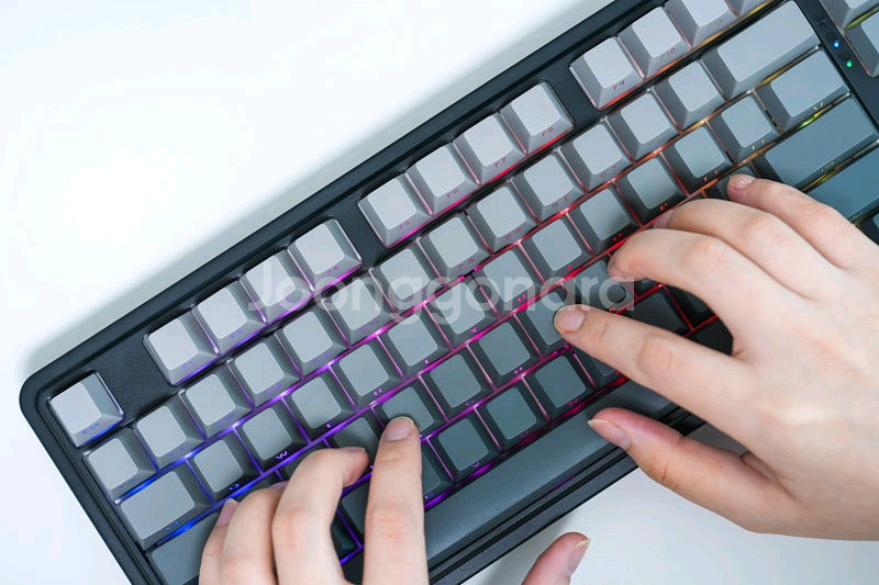 앱코 AK87 무선 3모드 기계식 키보드--0