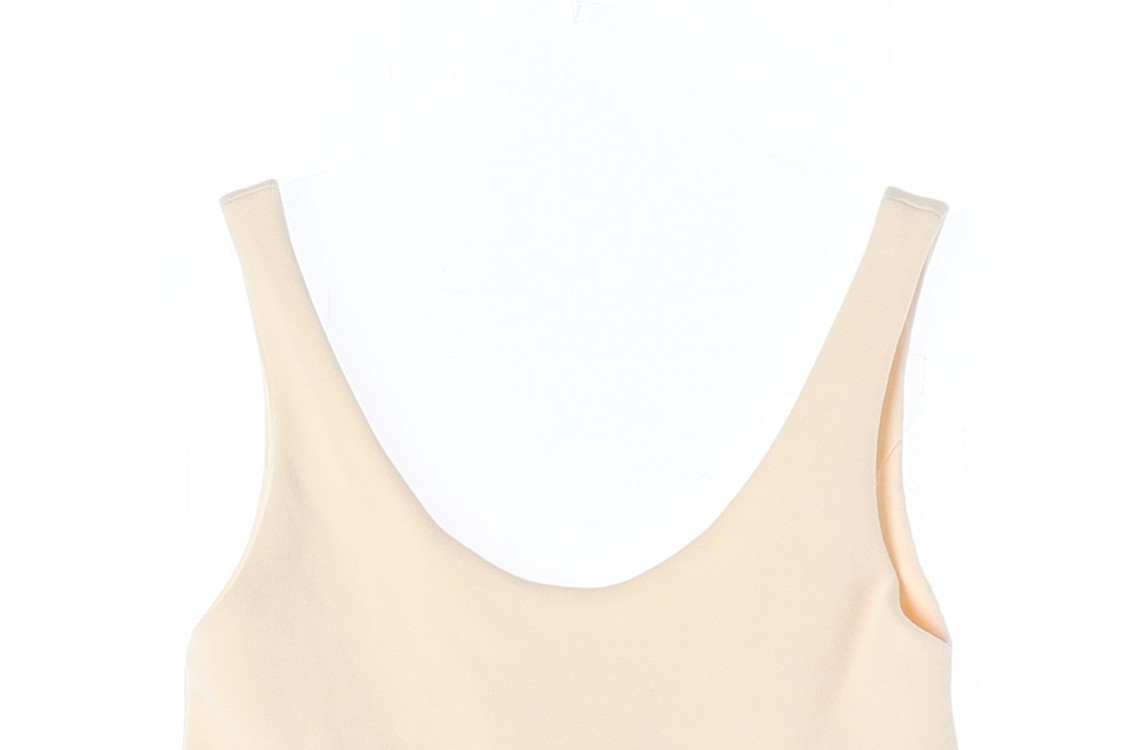 (새상품)[L]자라 크림 밴딩 민소매 브라탑 셋업 나시--1