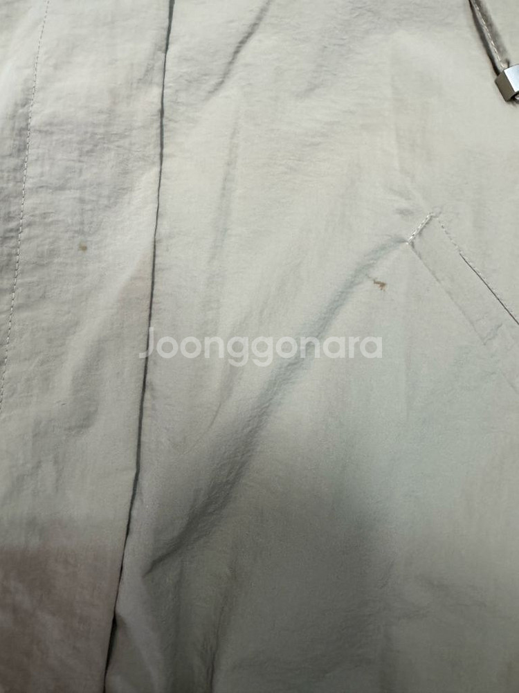 몽클레어 빈티지 리메이크 크롭 후드 바람막이 자켓--3