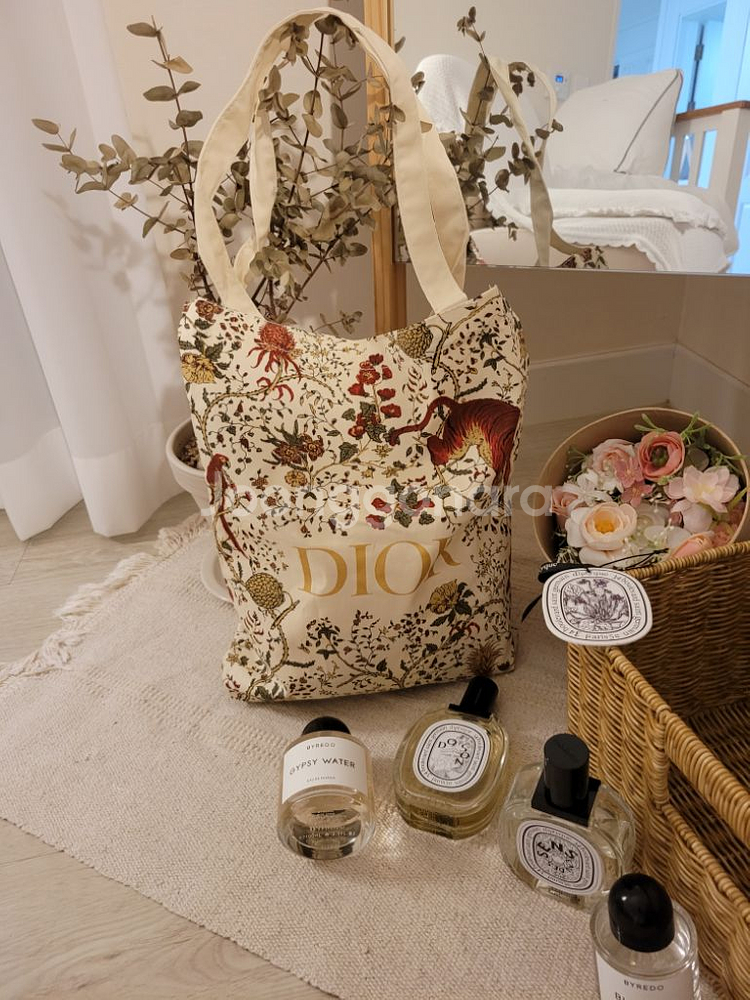 디올 정품 고급 호랑이 에코백-새상품--0