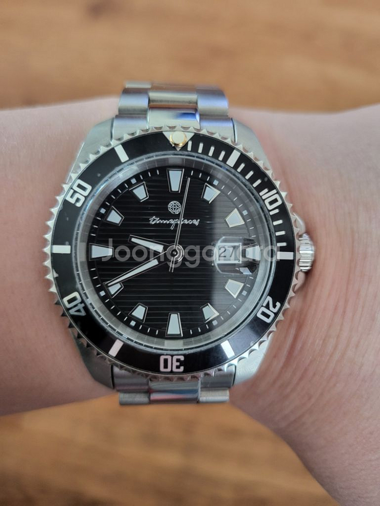 ost 서브마리너 블랙 메탈시계--1