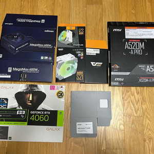 게임용 조립pc 모니터 세트 급처