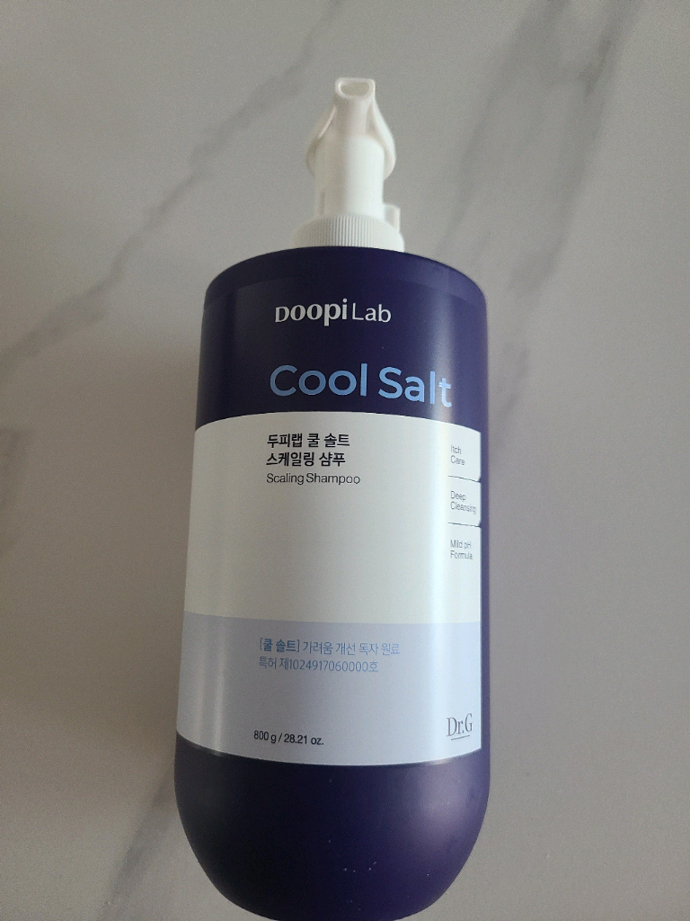 닥터지 두피랩 쿨 솔트 스케일링 샴푸 800ml 미개봉
