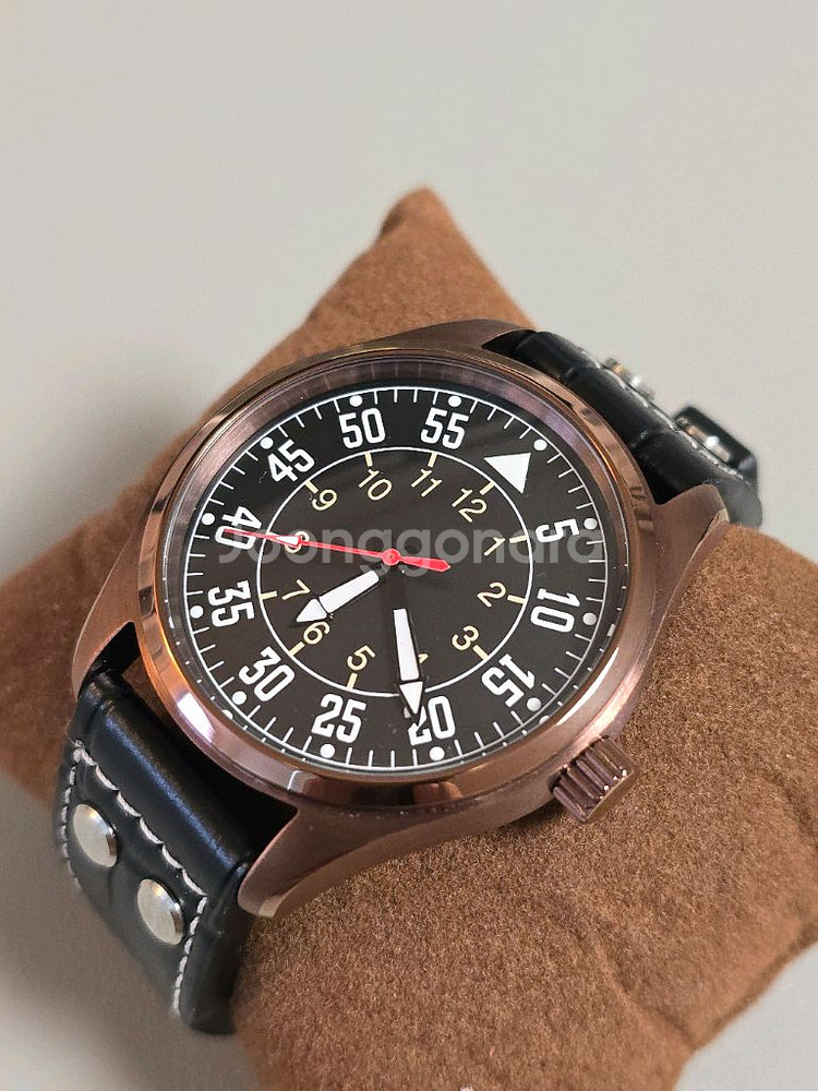 파일럿 시계 40mm 초코색--1