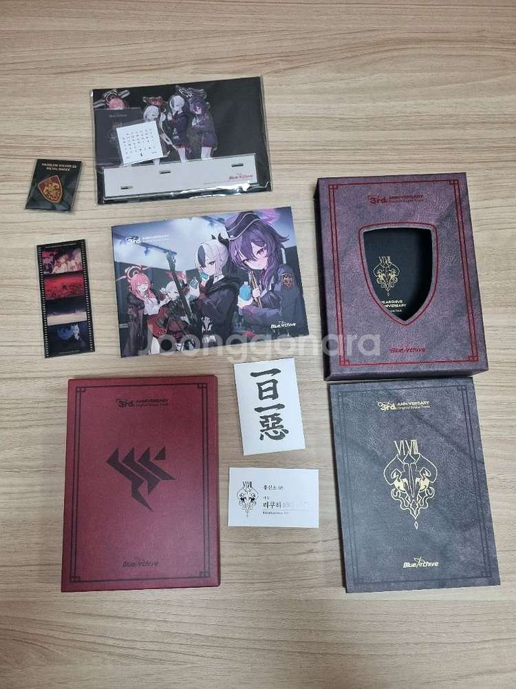 택포)블루아카이브 3주년 OST CD,KIT + 포스터--2