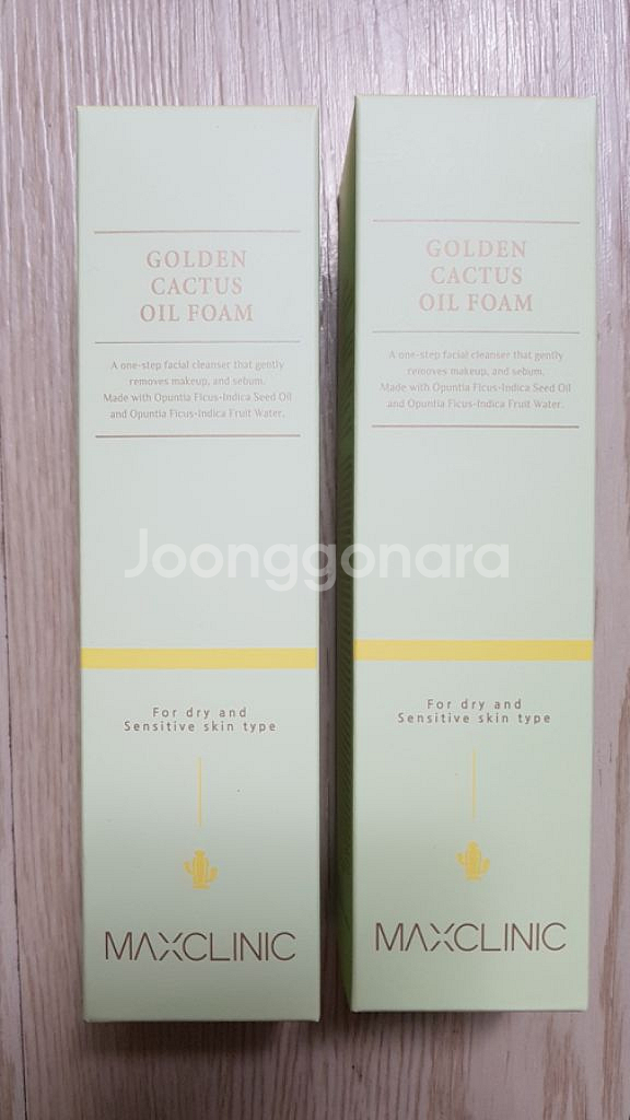 맥스클리닉 골든선인장 오일폼 110g 2개 무료배송--0