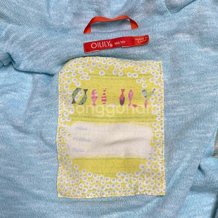 (정품) 오일릴리 키즈 패턴 바람막이 10Y 140--4