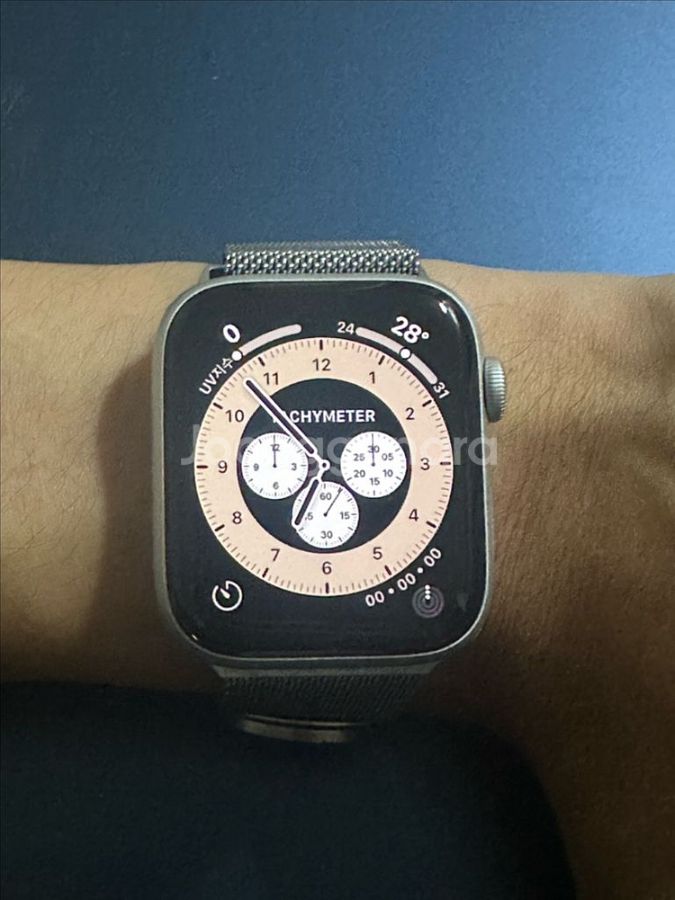 애플워치 SE 2세대 (GPS) 실버 44mm--1