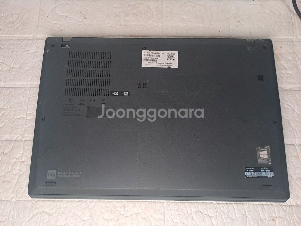 레노버 T14S Gen2 노트북 본체만 정크 판매--5