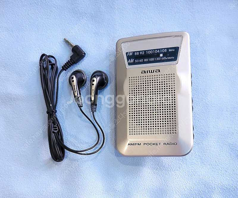아이와(AWIA) AM/FM 포켓라디오.새제품.--1