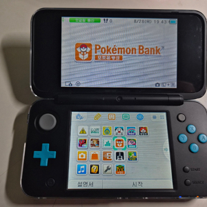 NEW 2DS XL 순정 (포켓몬뱅크,포켓무버)