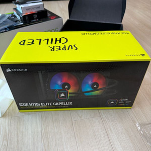 CORSAIR iCUE H115i 쿨러 팝니다